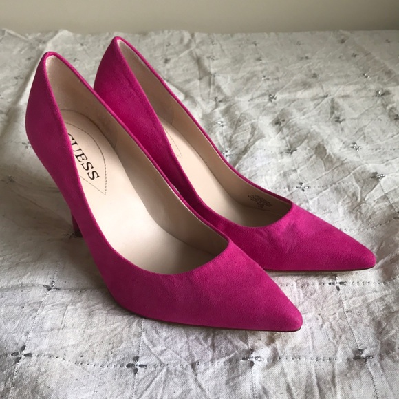 Guess pink heels sz 9.5m - Picture 2 of 8